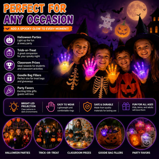 Halloween Finger Projector Lights