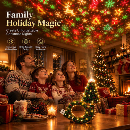 Flexible USB Christmas Light Projector