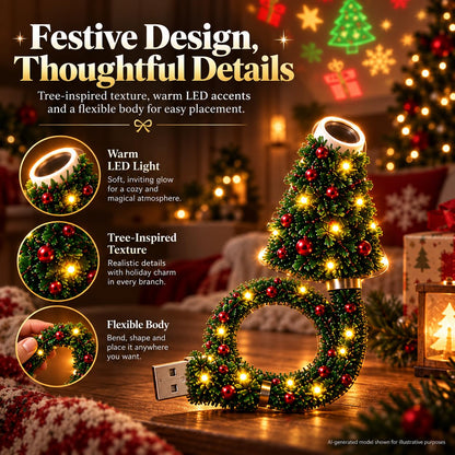 Flexible USB Christmas Light Projector