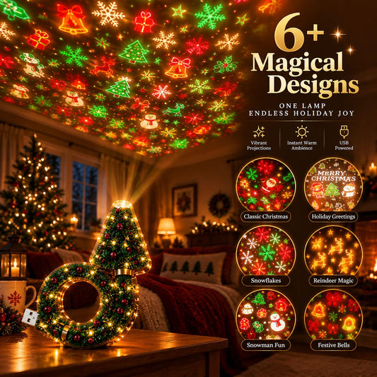 Flexible USB Christmas Light Projector