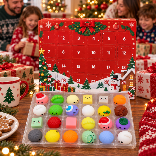 24-day dumpling squishy advent calendar